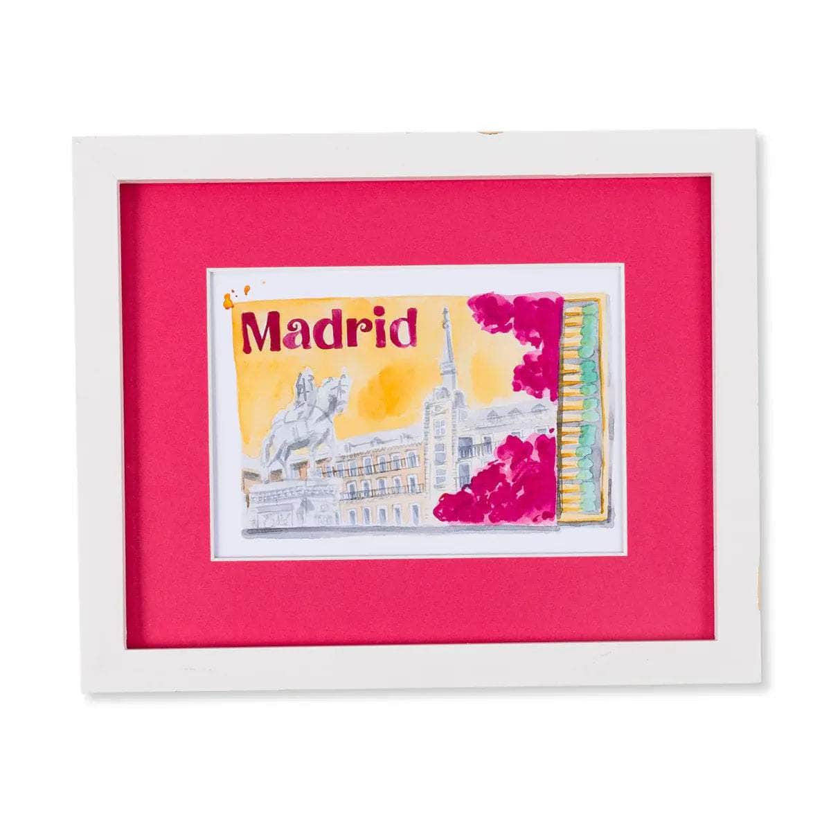 Madrid Matchbook Print