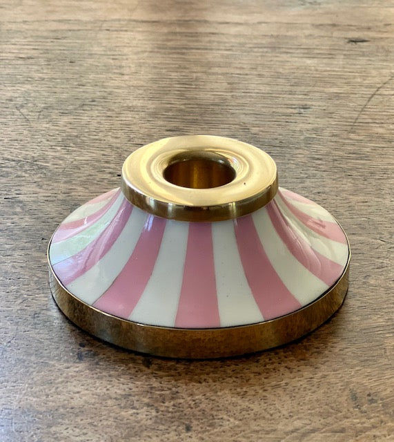 Circus Candleholder | Candy Pink | Striped