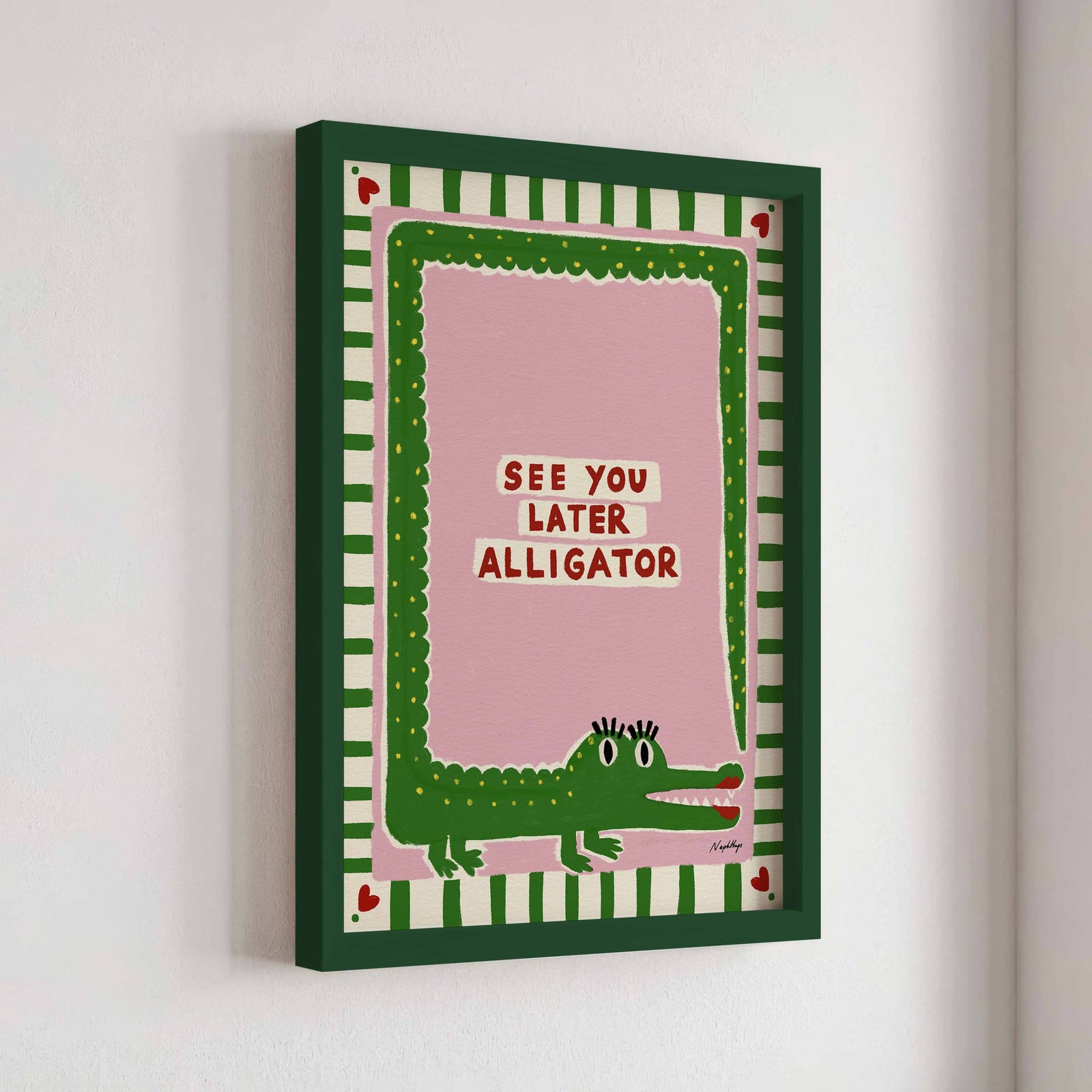 See You Later Alligator Print