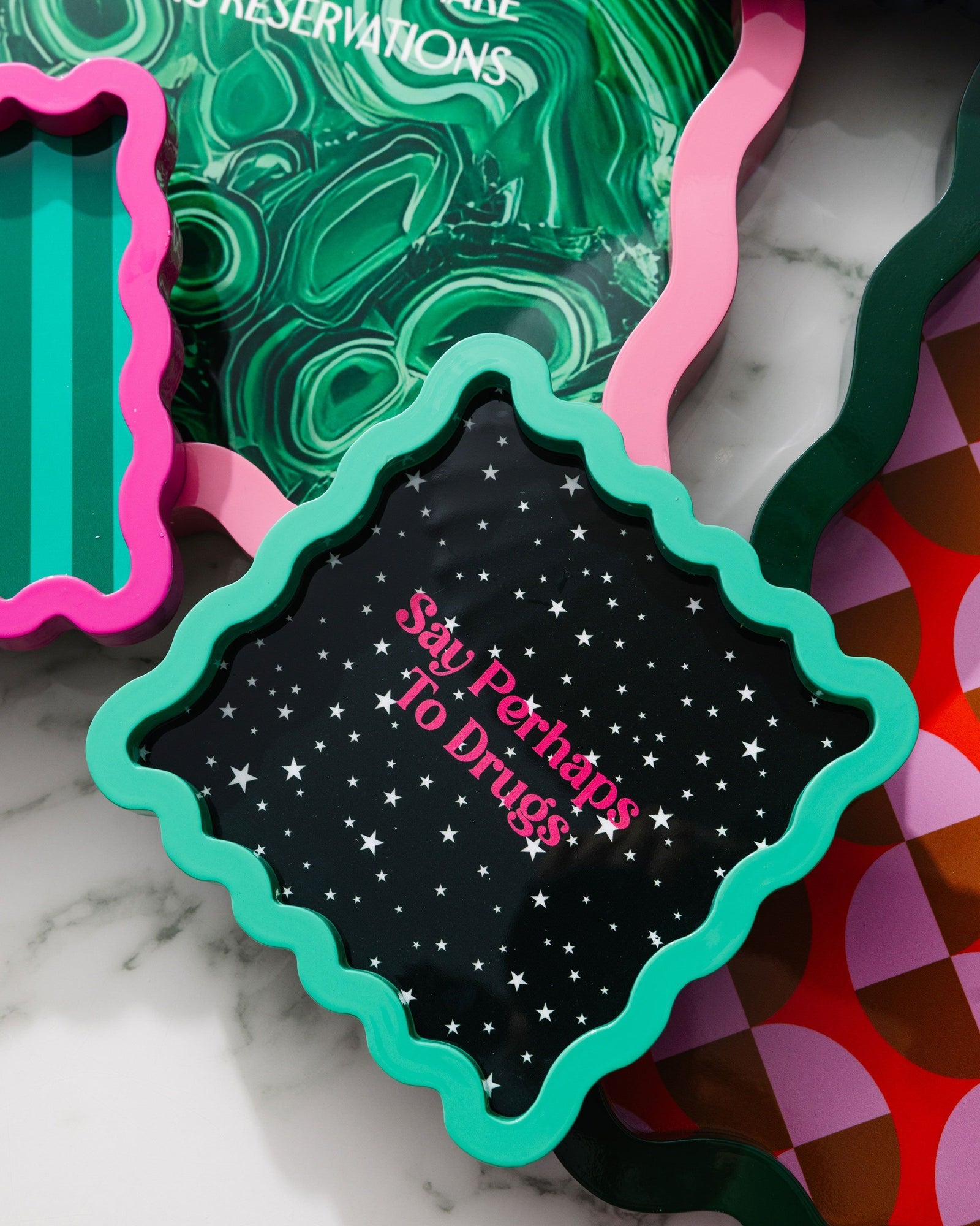 Perhaps to Drugs Lacquer Tray