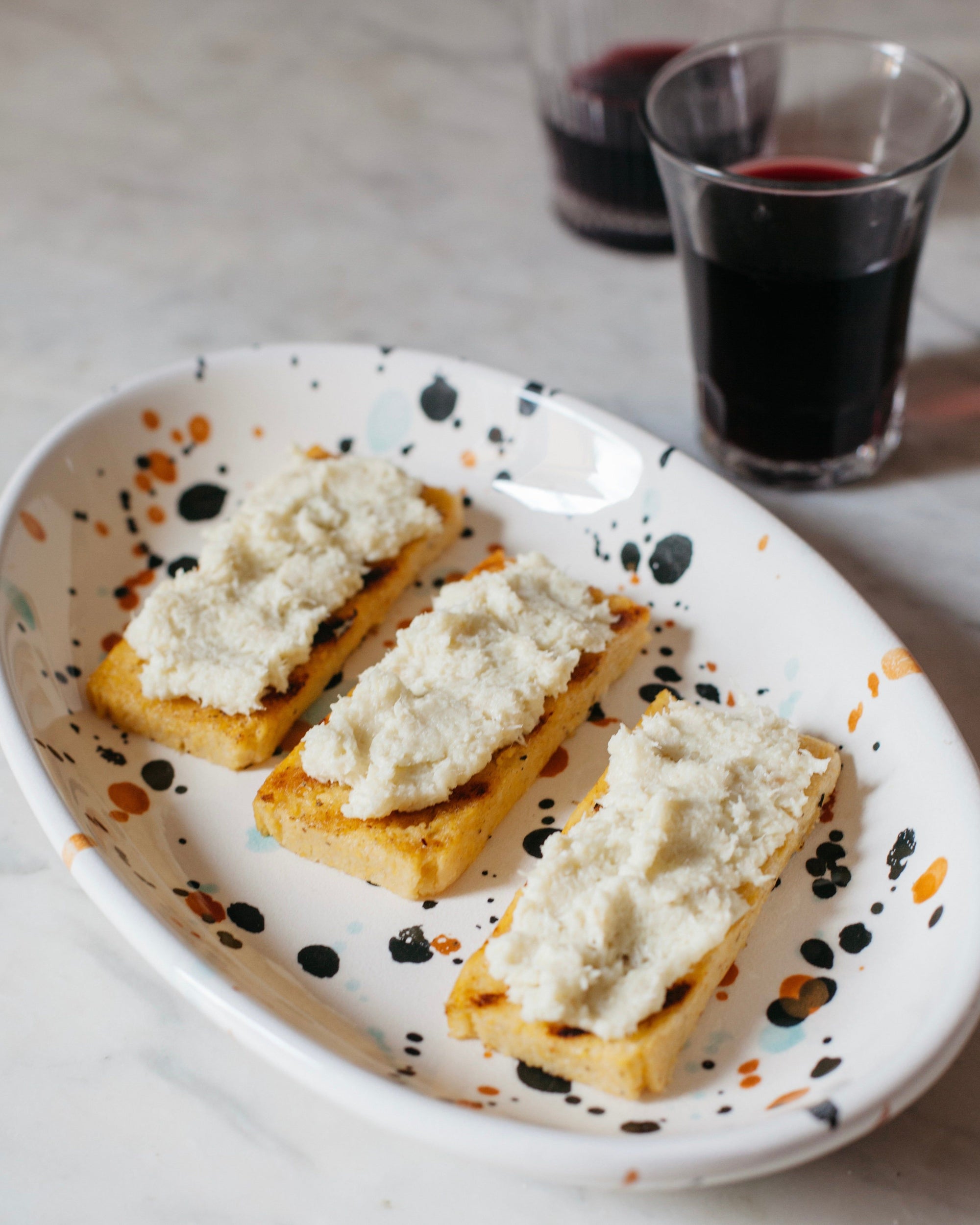 Emiko Davies 3 piece Splatterware Platter Set