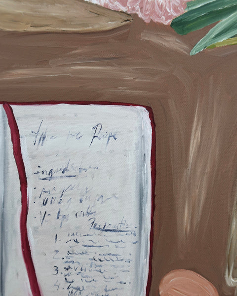 Homemade Recipe Painting