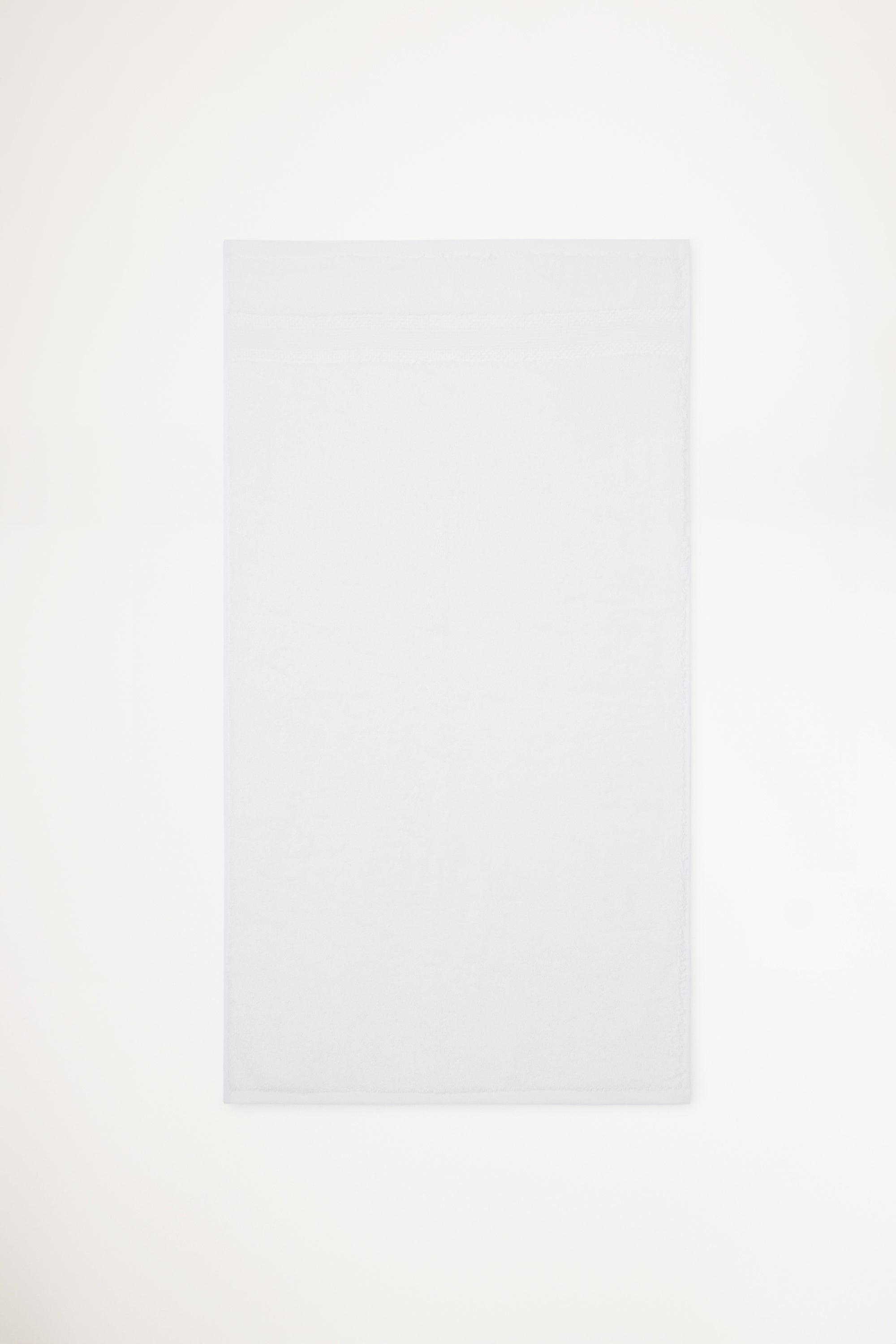 Organic Cotton Hand Towel - Classic White