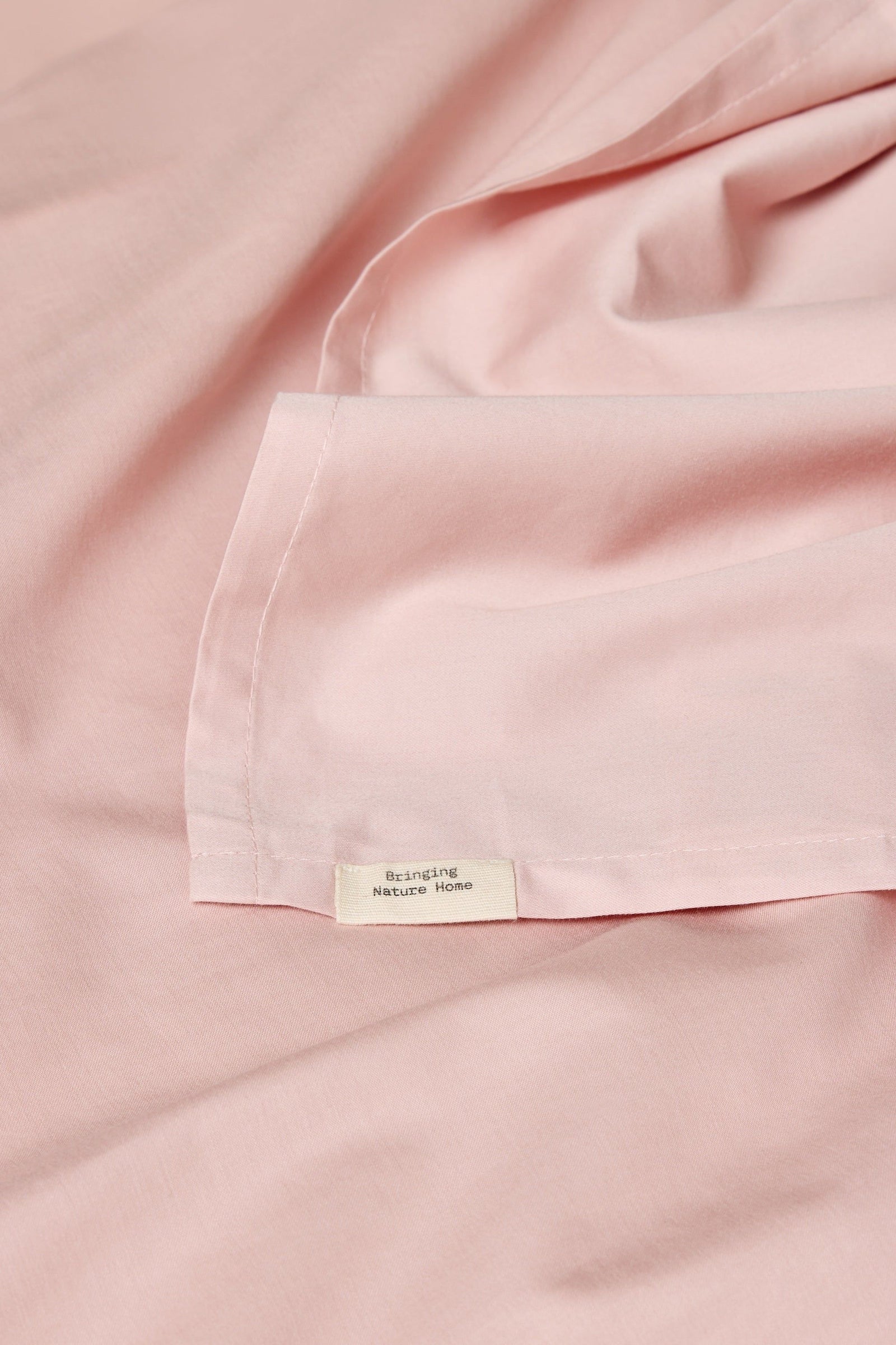 Percale Organic Cotton Flat Sheet - Midsummer Pink