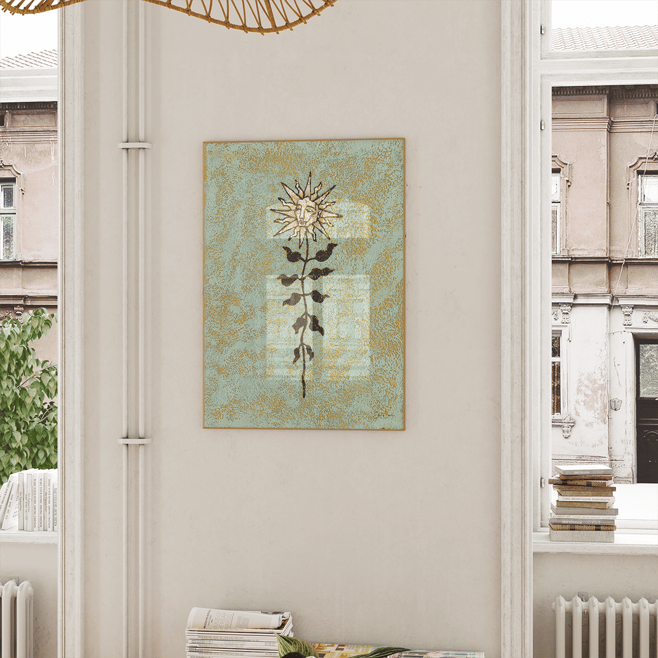 A Beacon of Light in the Flower Patch - Print