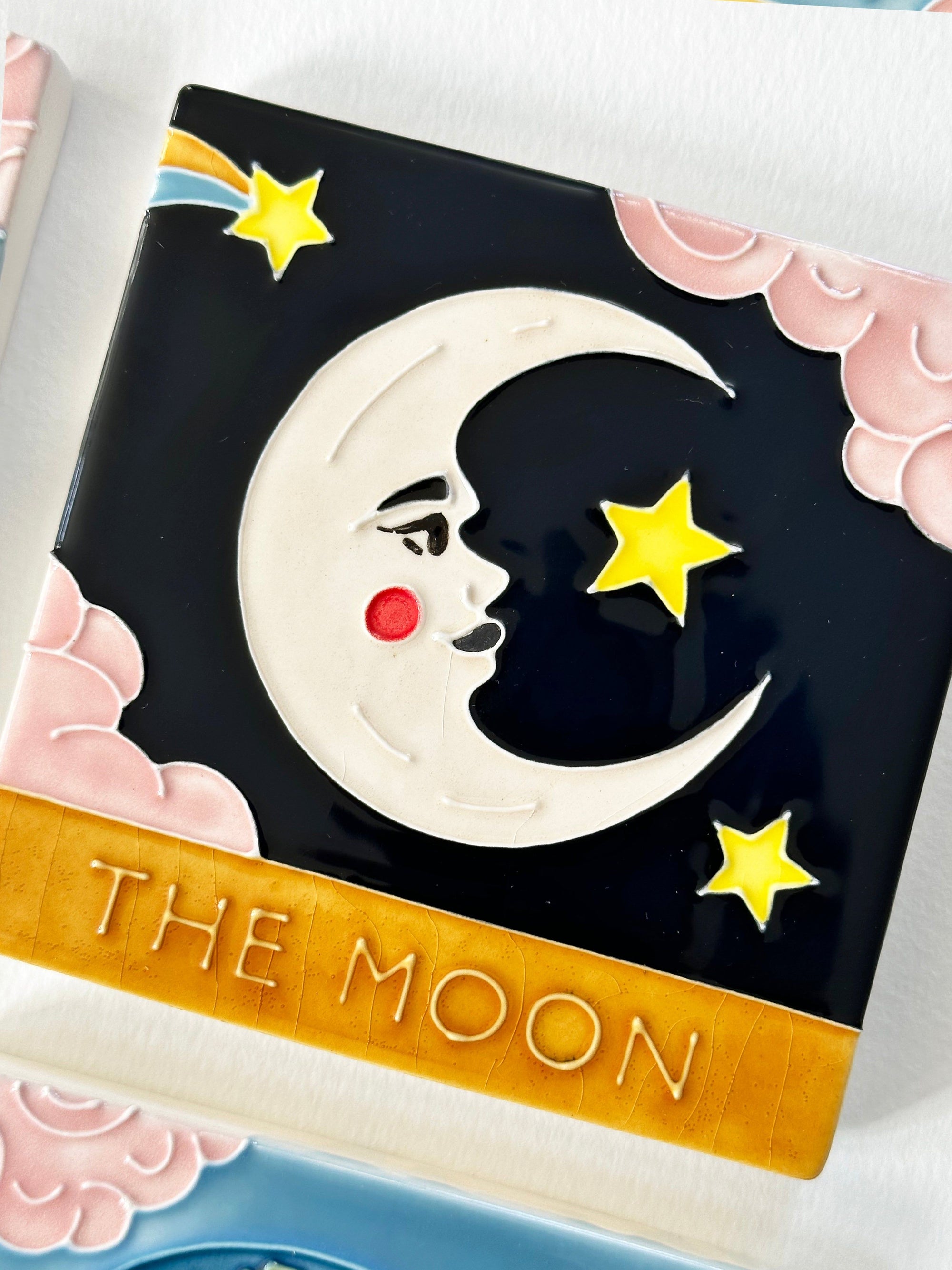 Tarot Ceramic Coaster Set