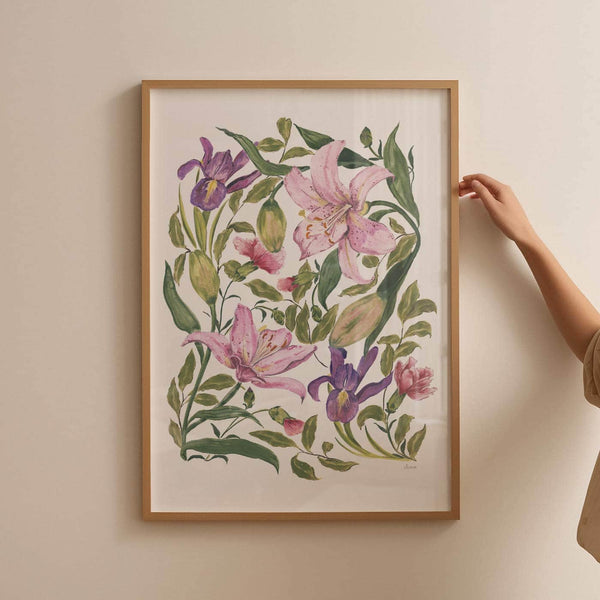 With love, Lily Art Print