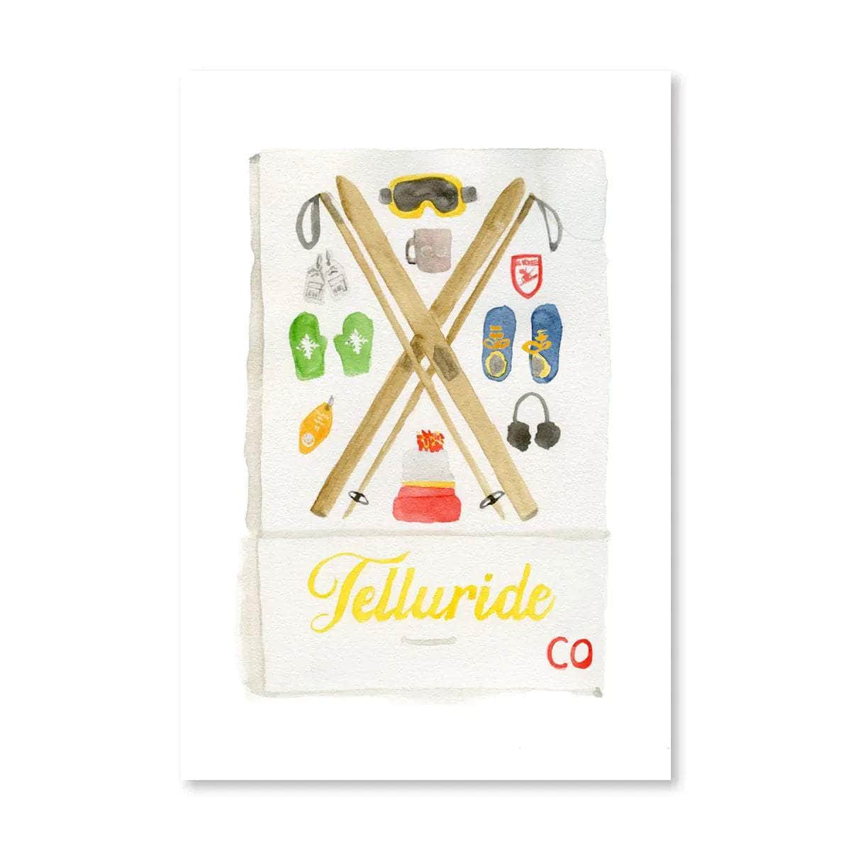 Telluride Matchbook Print