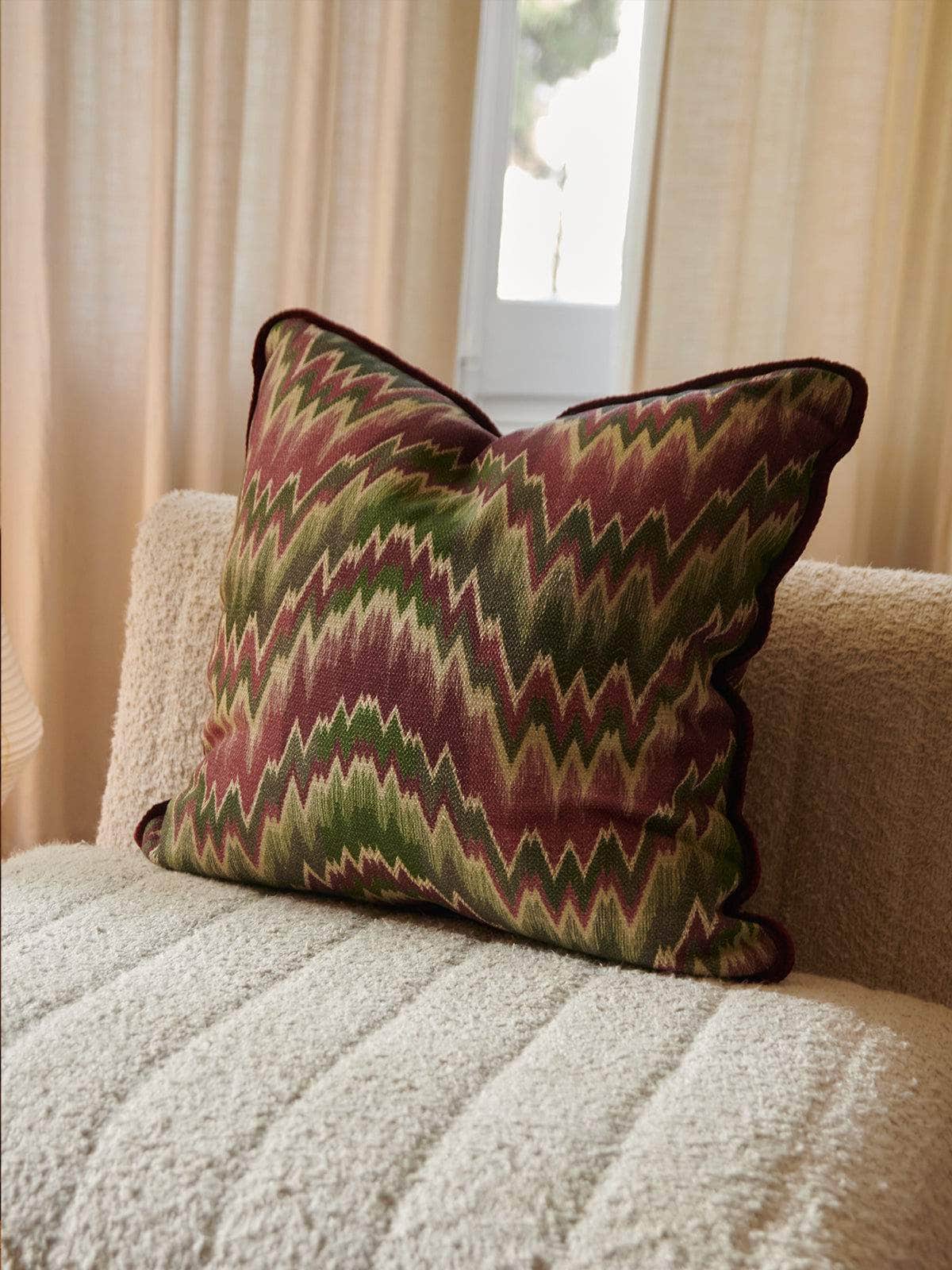 Pillow Herringbone Purple