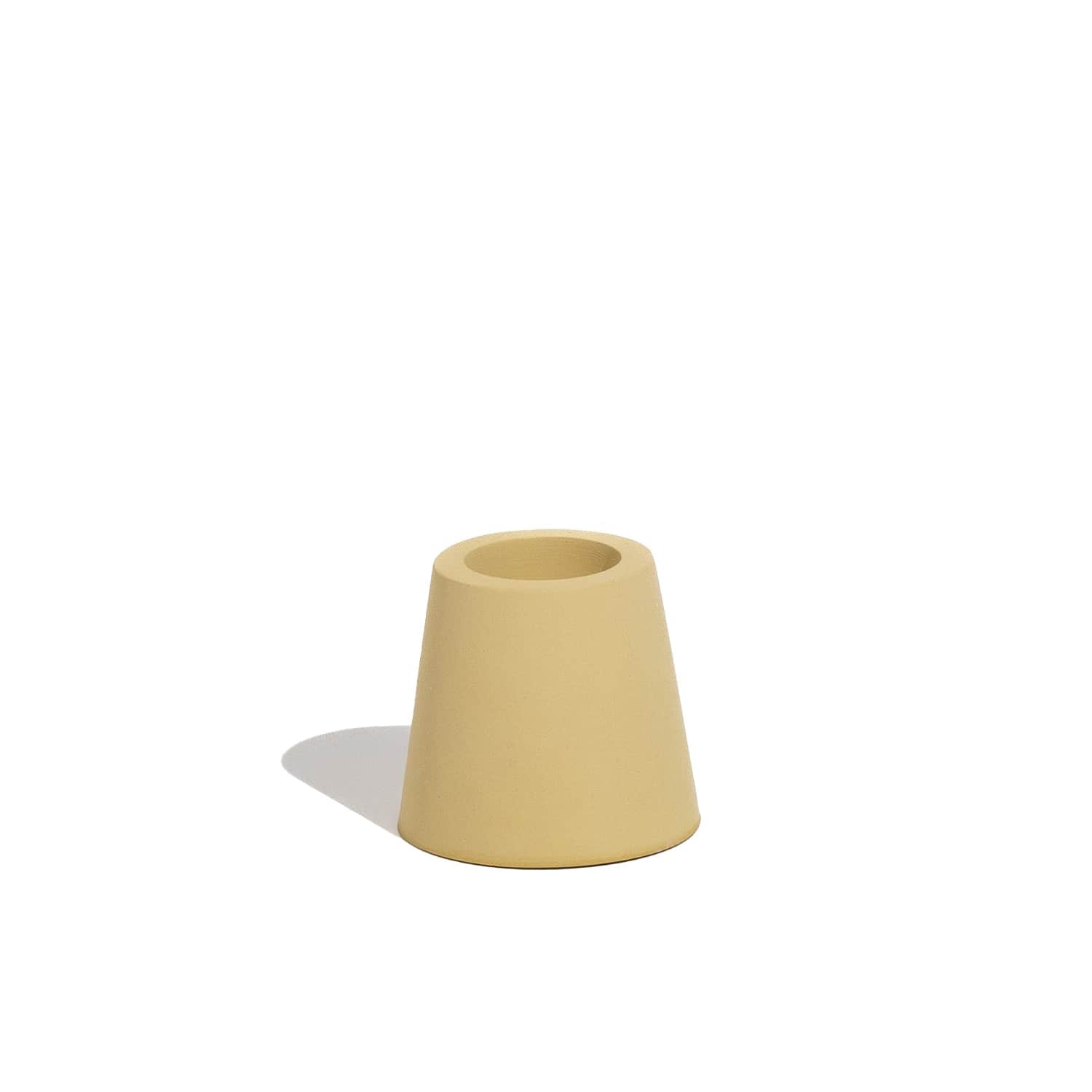 Stump Candle Holder - Mustard