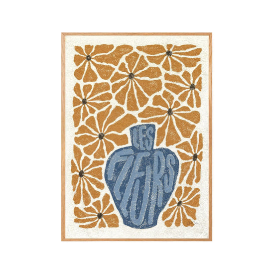 Les Fleurs l - Botanical Art Print