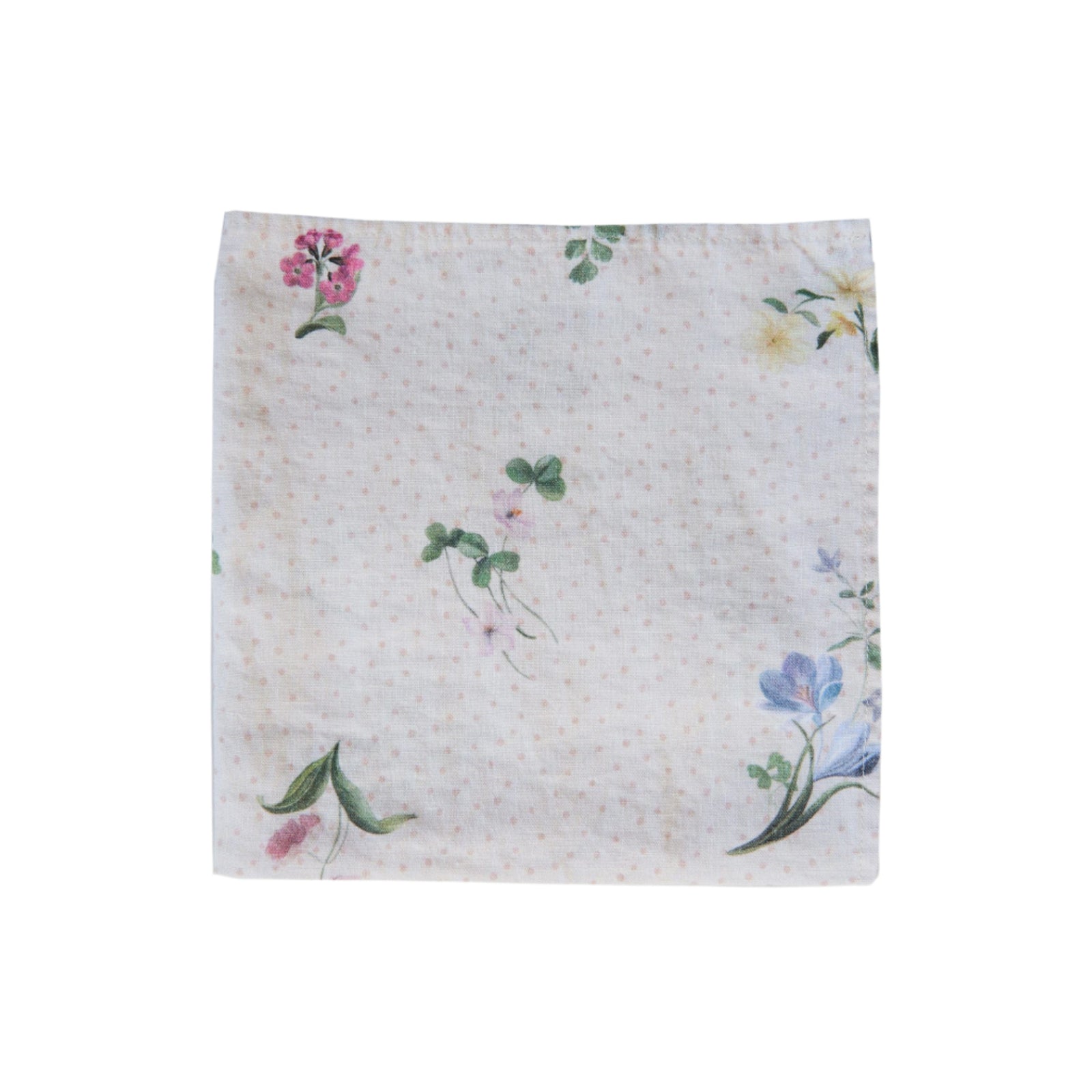 Signs of Spring Spot Linen Napkin