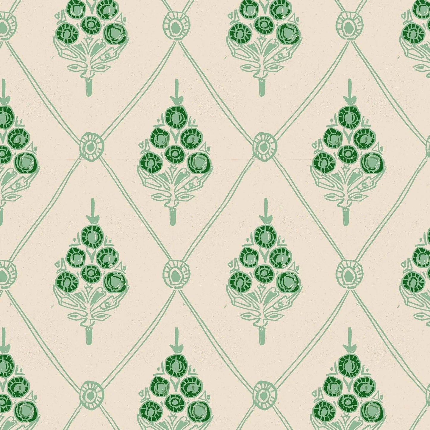 Agra Wallpaper - Jade