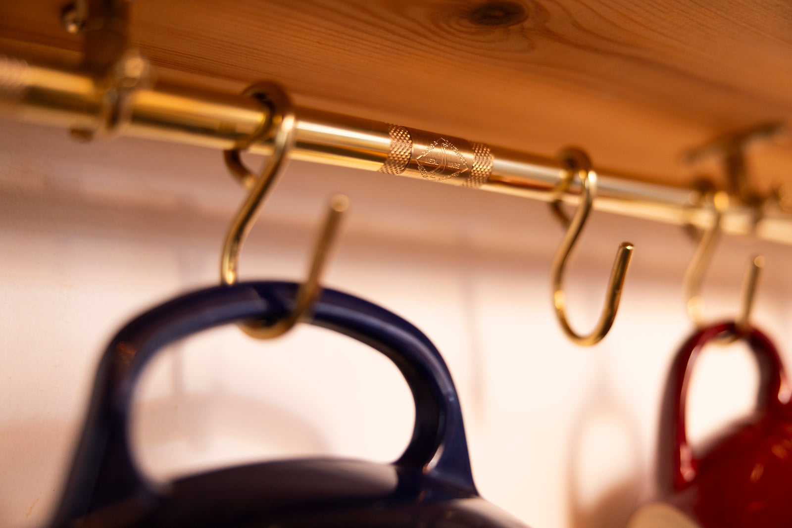 Brass Customisable Length Rail 80cm - 120cm