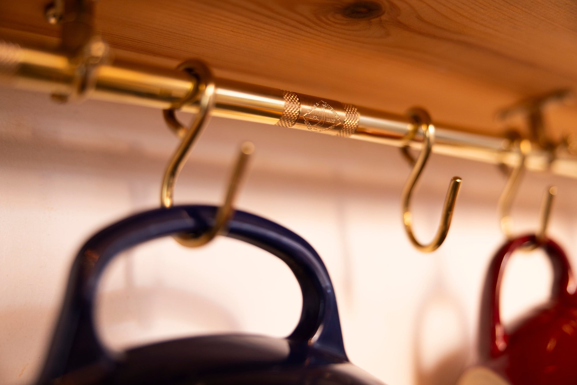 Brass Customisable Length Rail 80cm - 120cm