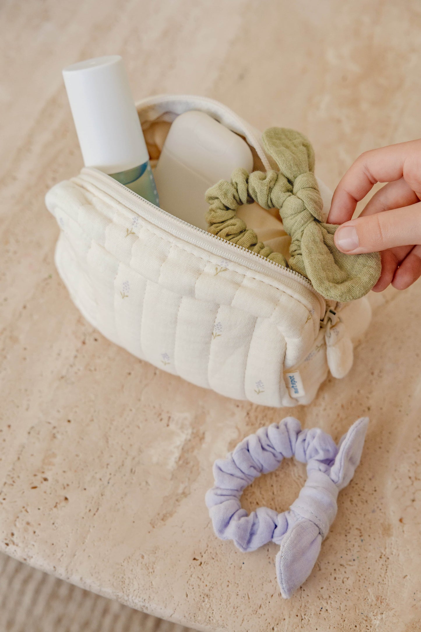 Soft Mini Loaf Pouch – Lavender Field