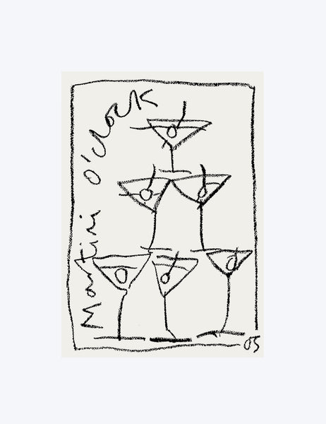 Martini Tower Print