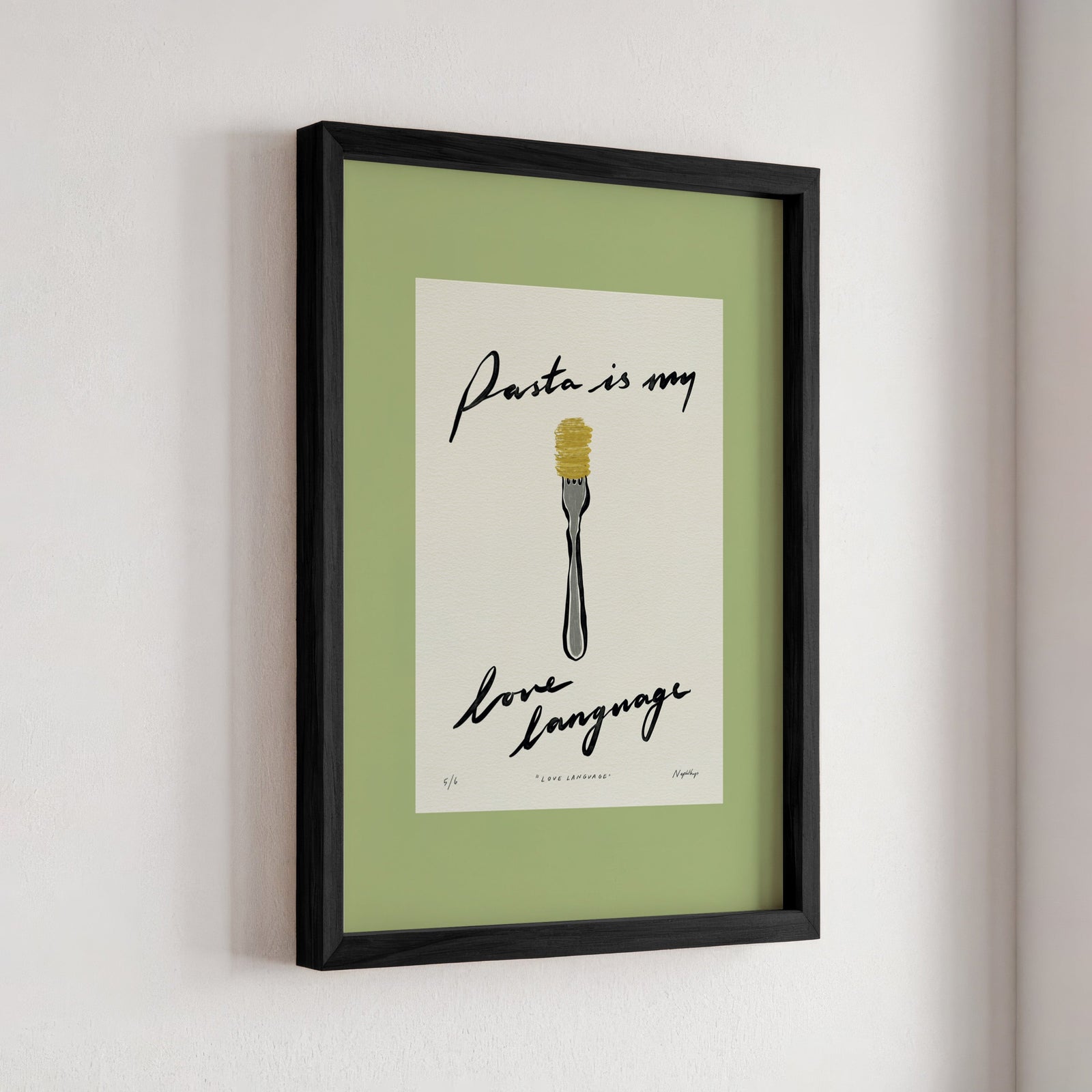 Pasta Is My Love Language Print