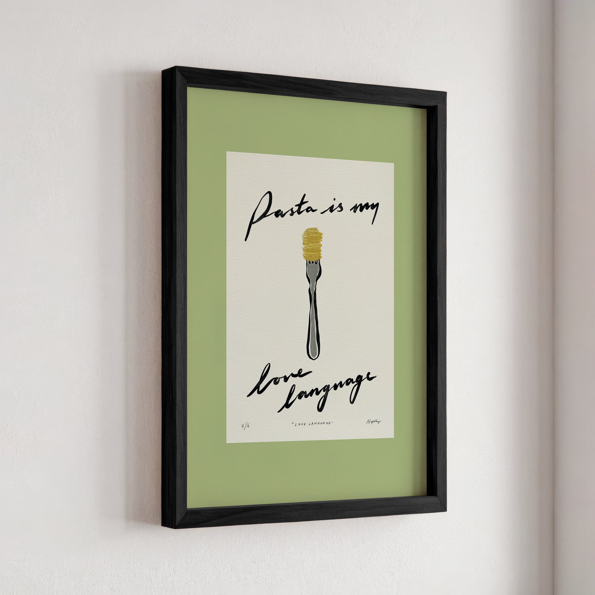 Pasta Is My Love Language Print