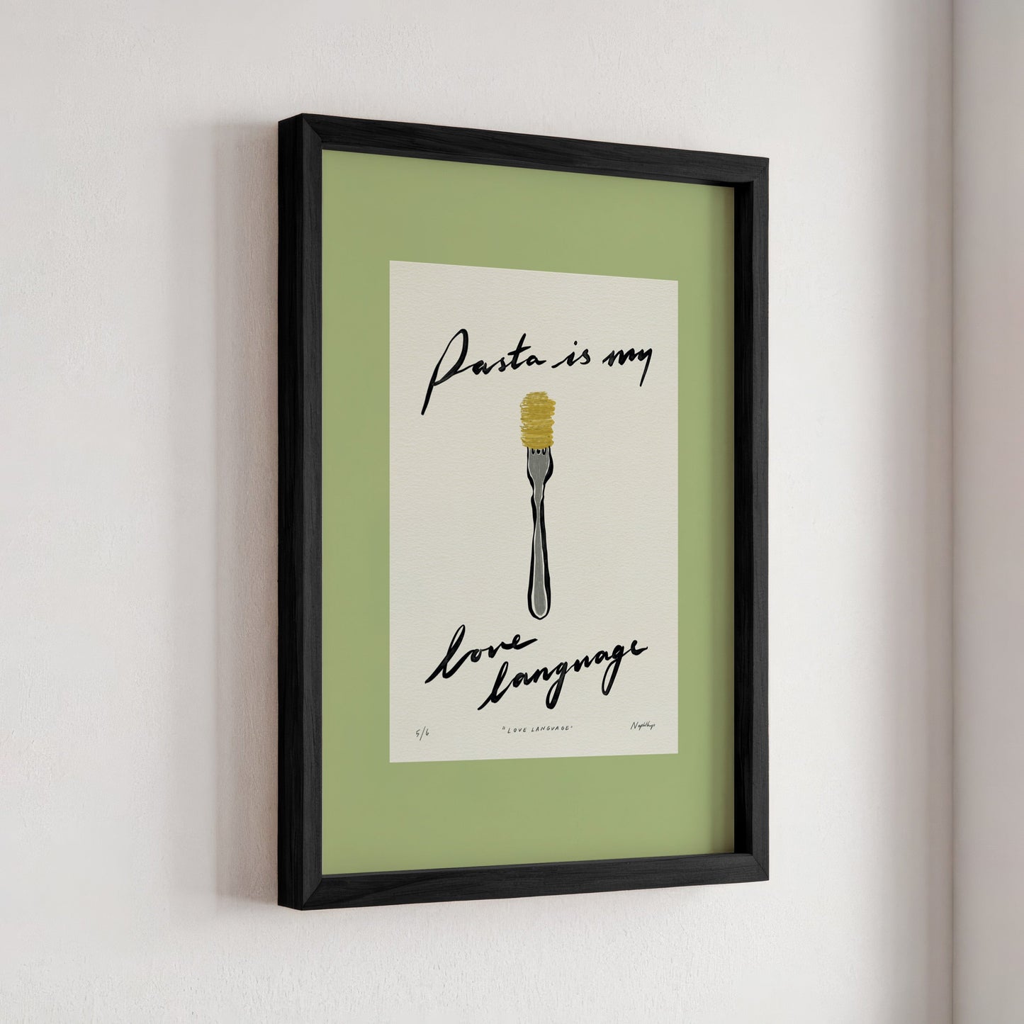 Pasta Is My Love Language Print