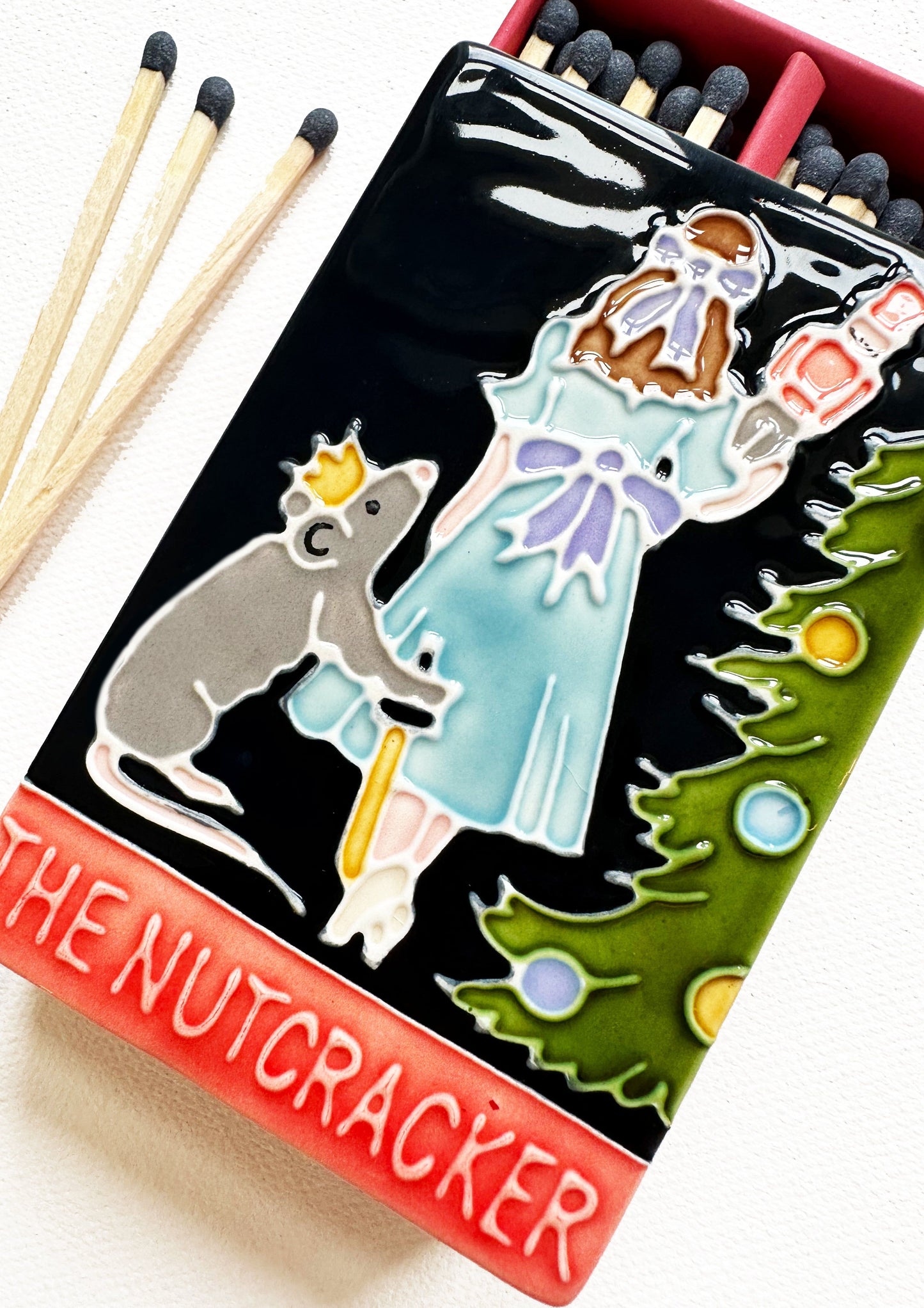 The Nutcracker Ceramic Matchbox