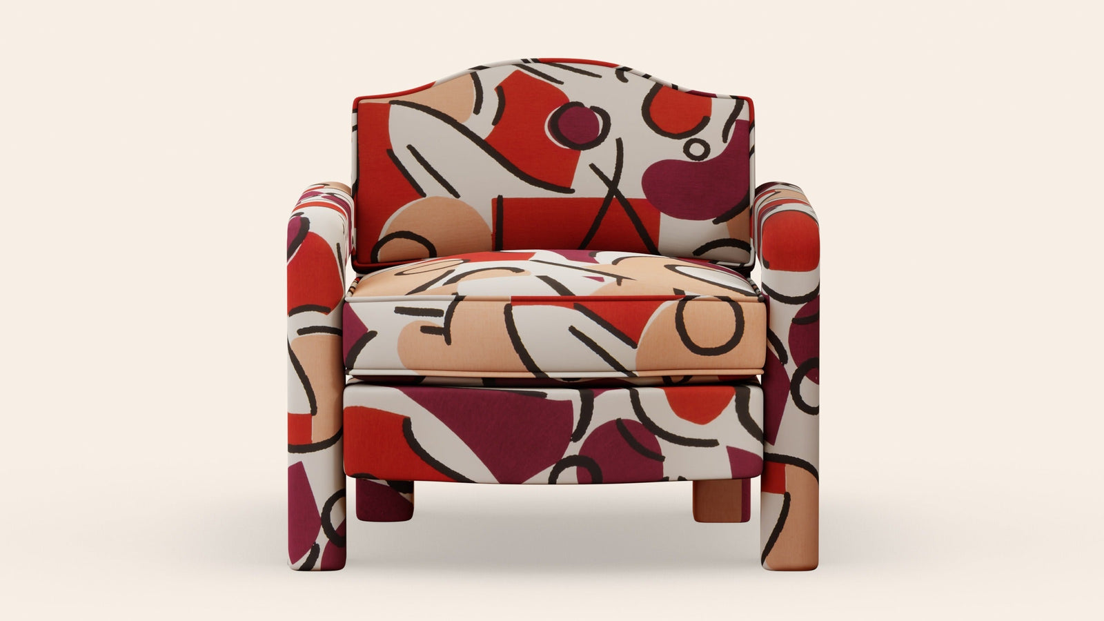 Elio Armchair, Grenadine