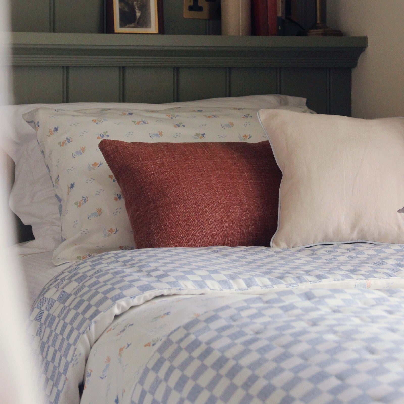 Cotbed Fitted Sheet - Coastline