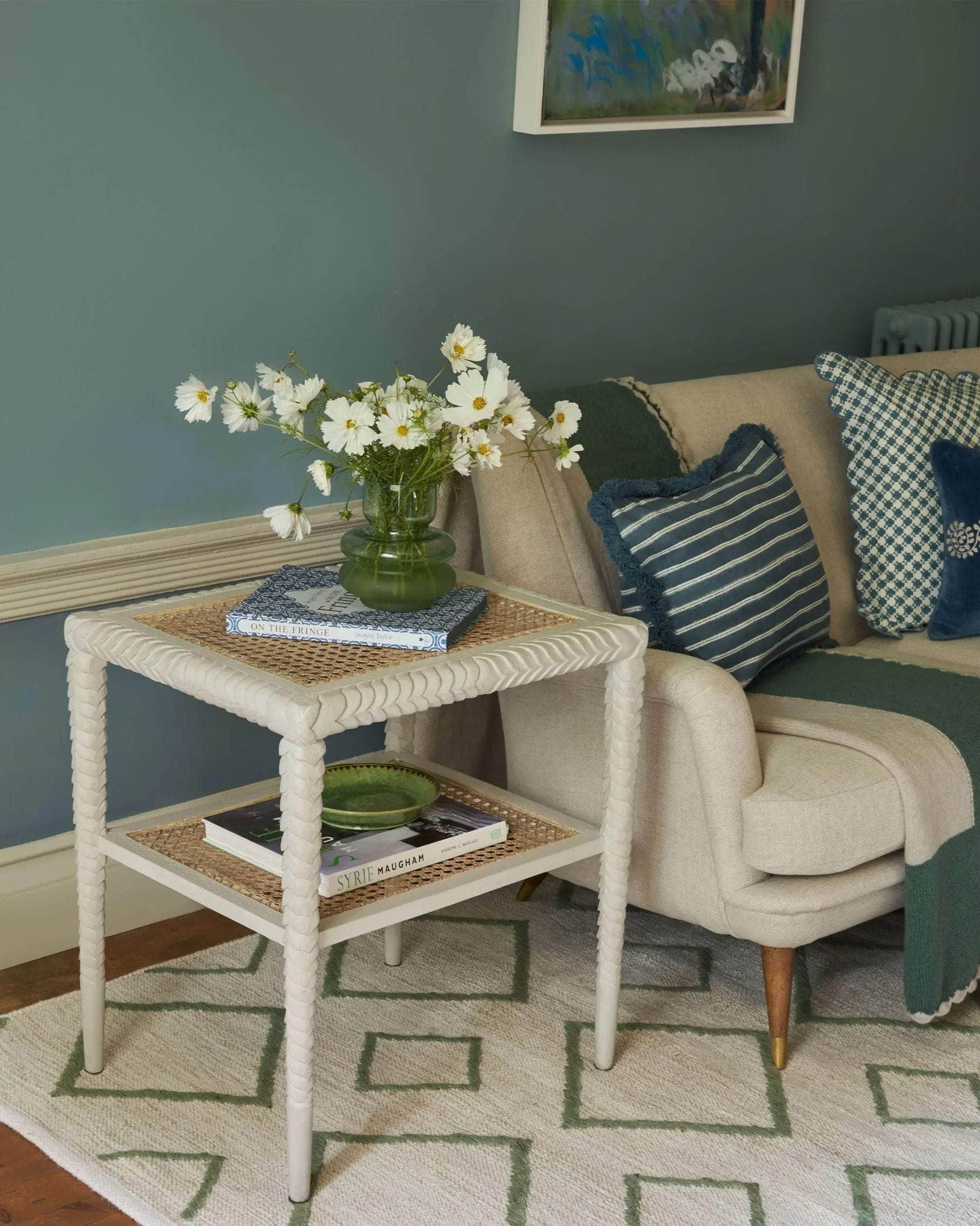 Pavilion Wooden Side Table - Taupe