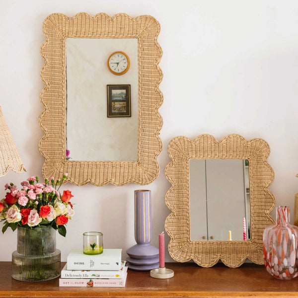 Mimi Scalloped Mirror (Medium)