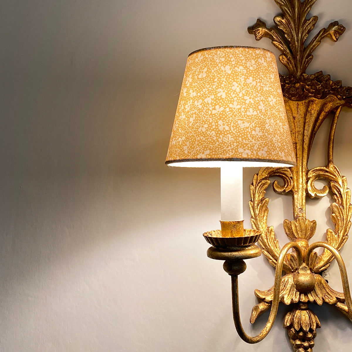 6” Candle Clip Lampshade Parsley – JULY