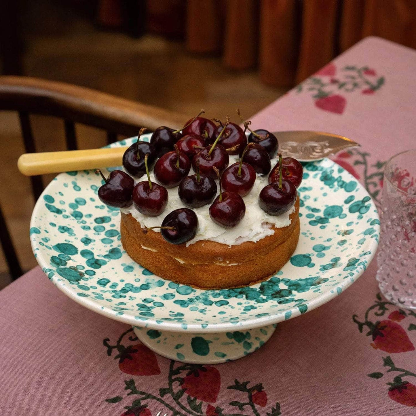 Splatter Cake Stand