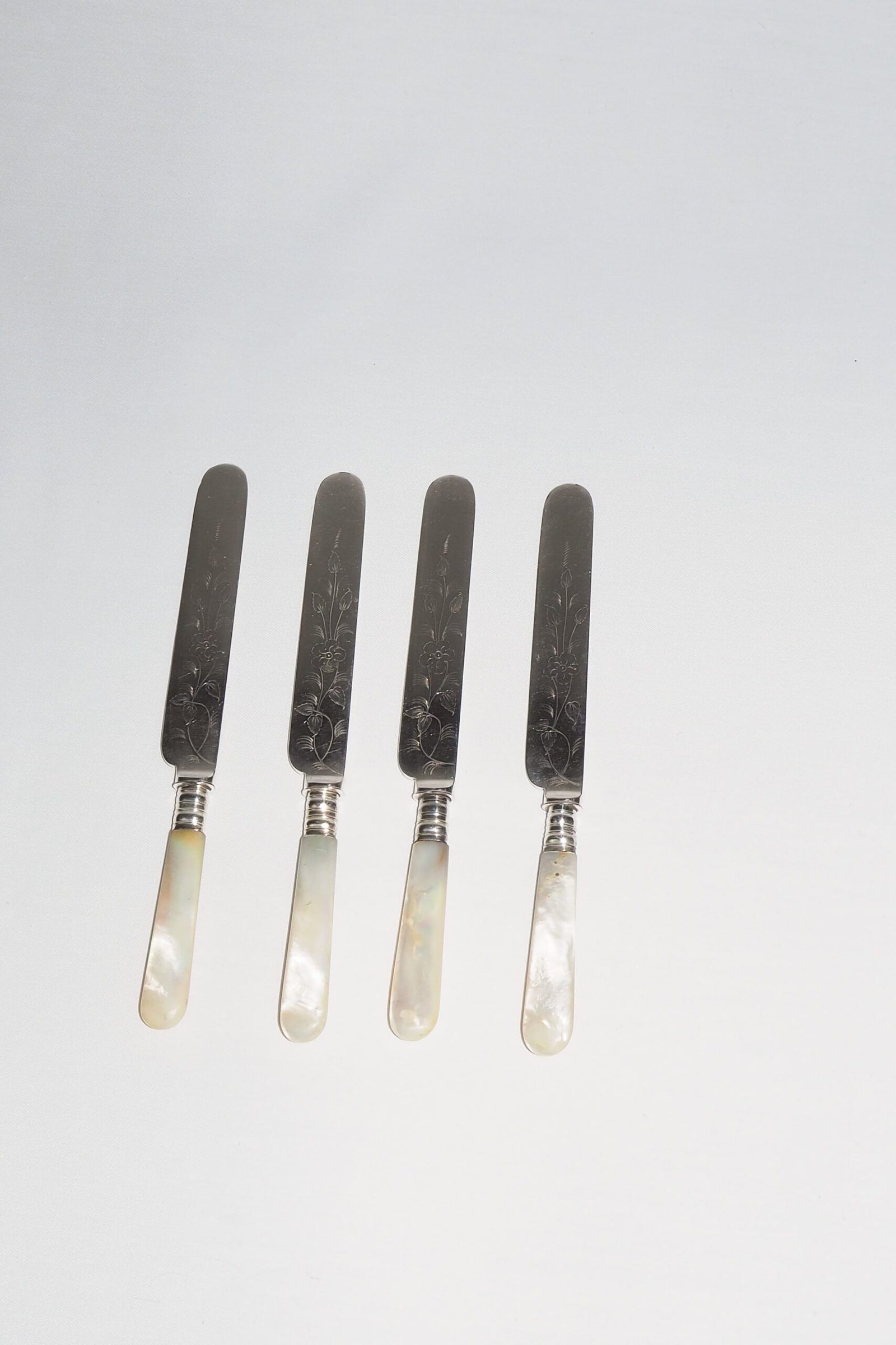 Antique Silver Plate Knives