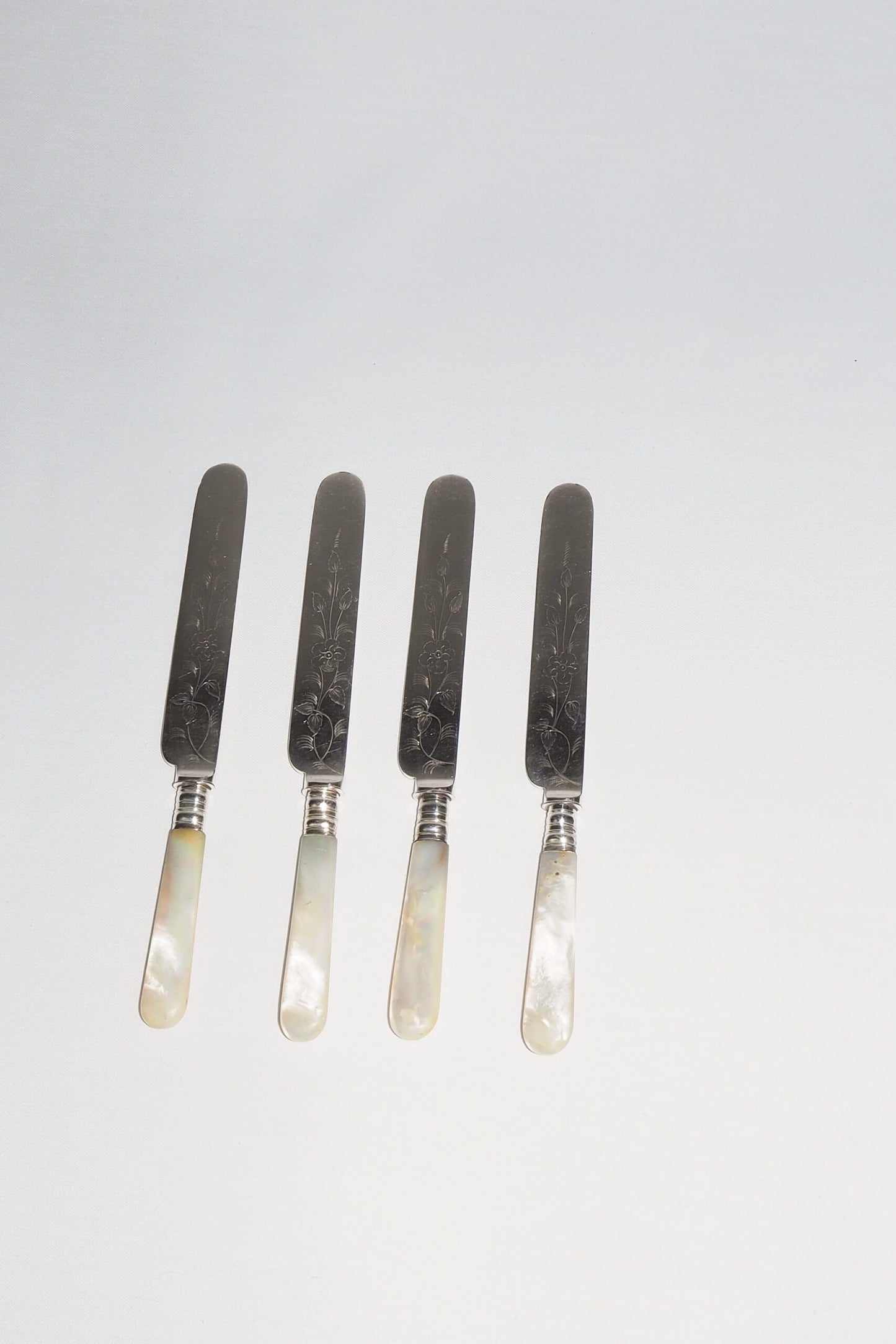 Antique Silver Plate Knives