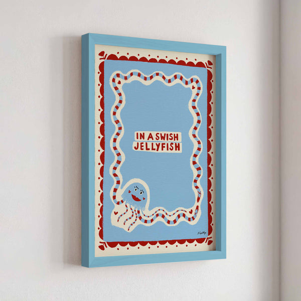 In a Swish Jellyfish Print
