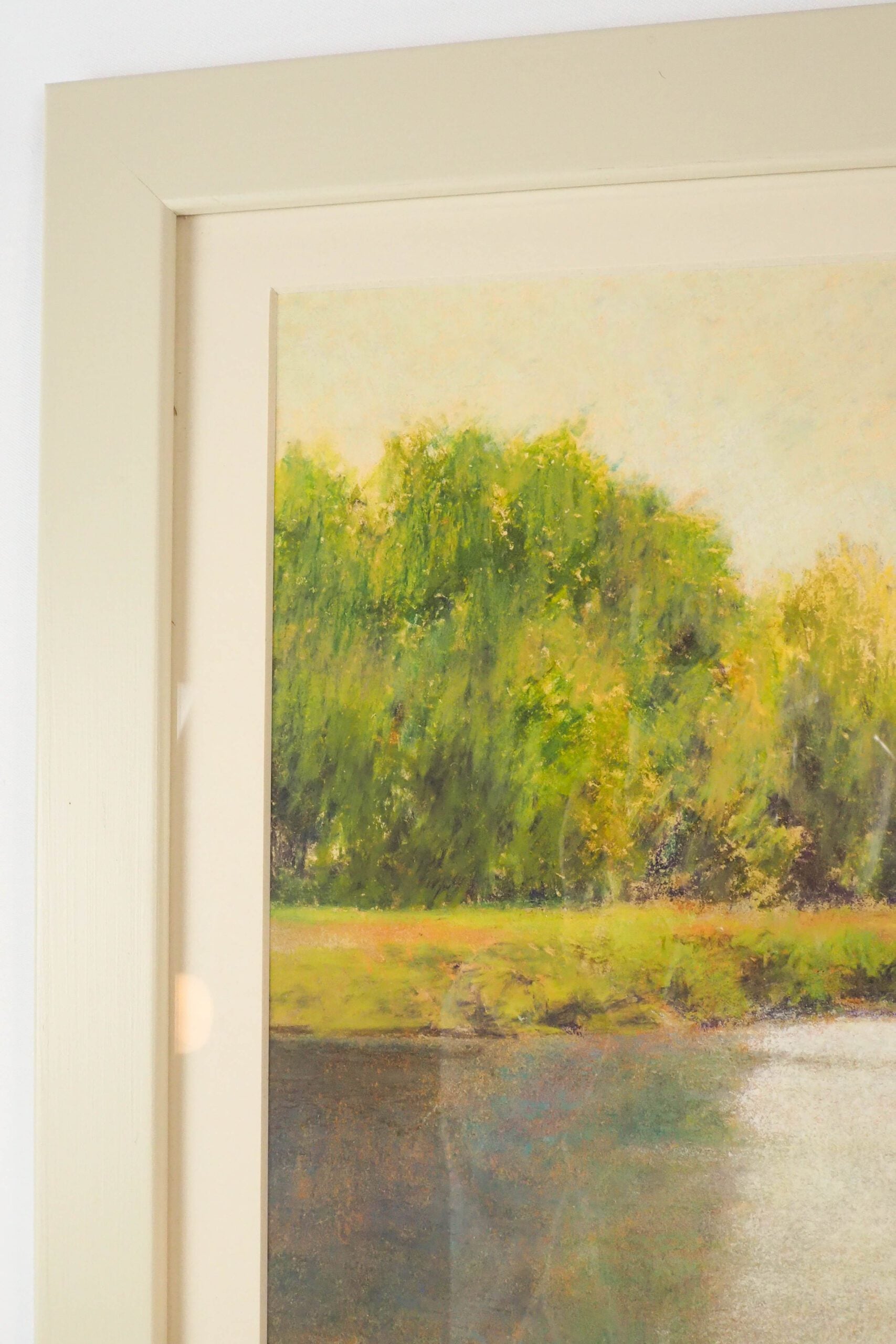 Framed Lake Landscape