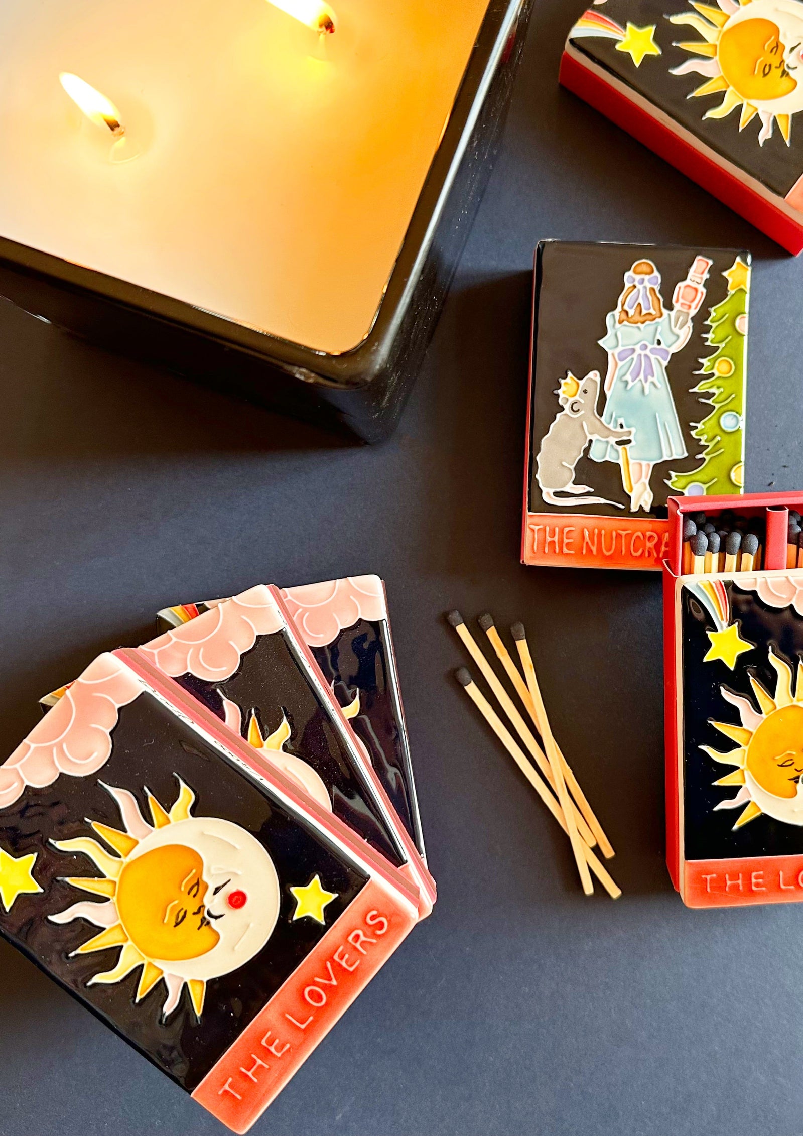 The Lovers Ceramic Matchbox