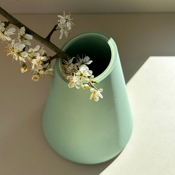 Angle Vase Miami Green