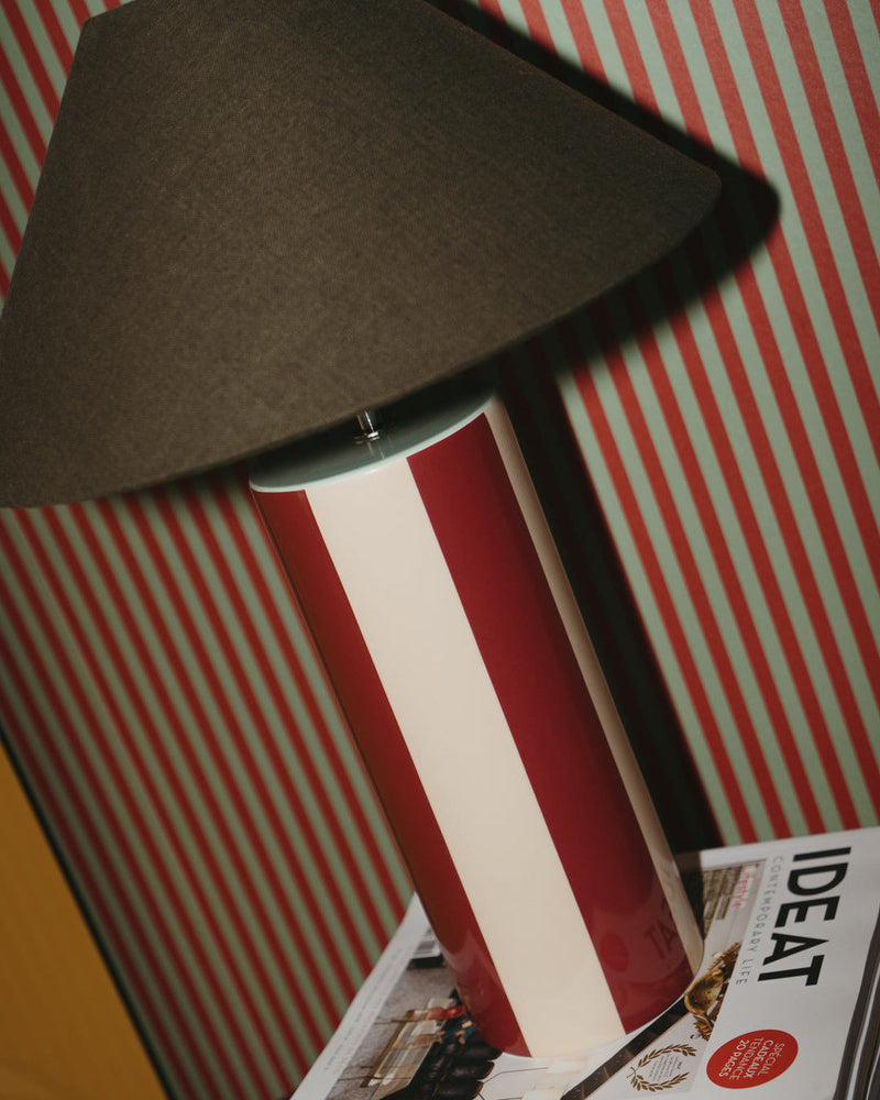 Ombrellina Oxblood & Seaweed Table Lamp