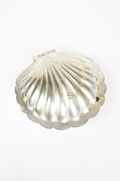 Vintage Silver Plate Shell Dish