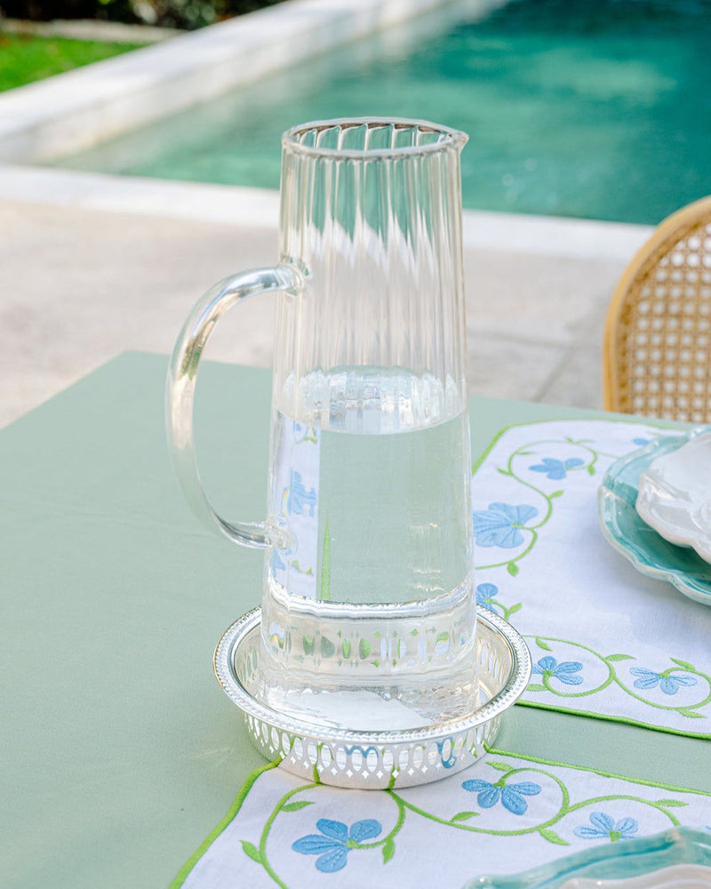 Ornate Silver Bottle Holder Ø14cm