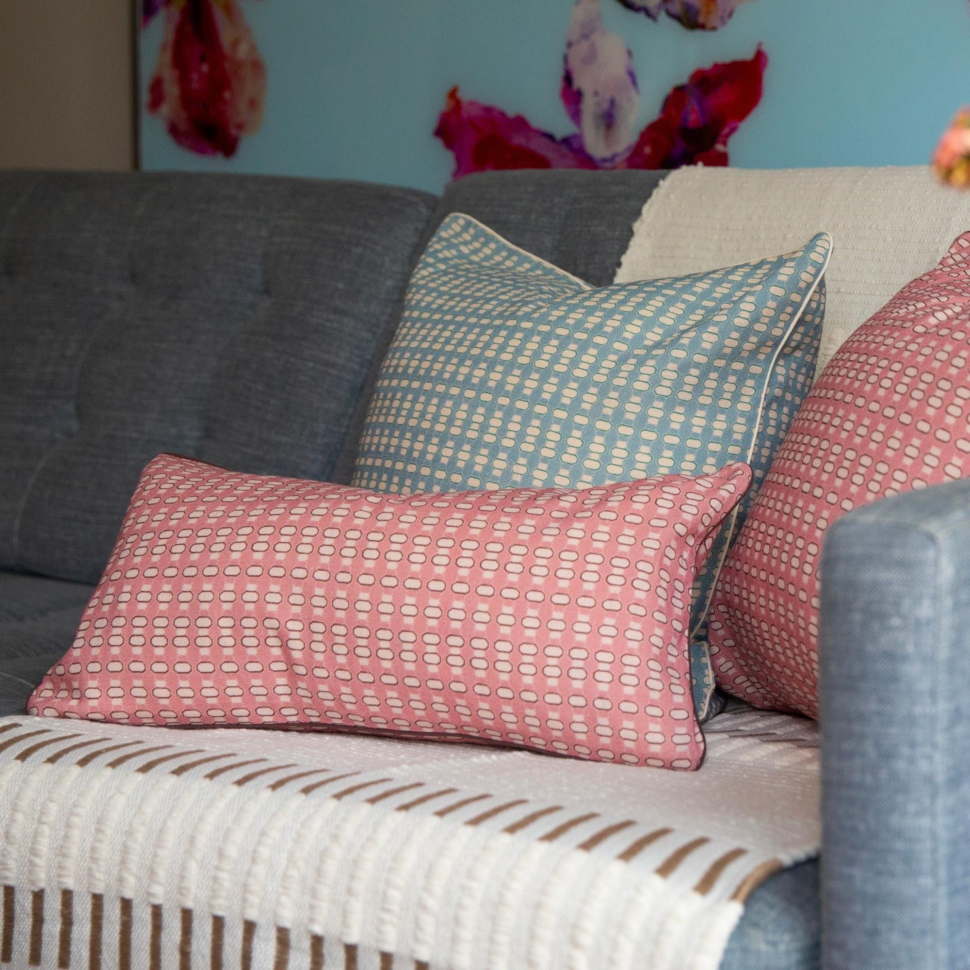 Lali II | Pink Fig Small Cushion