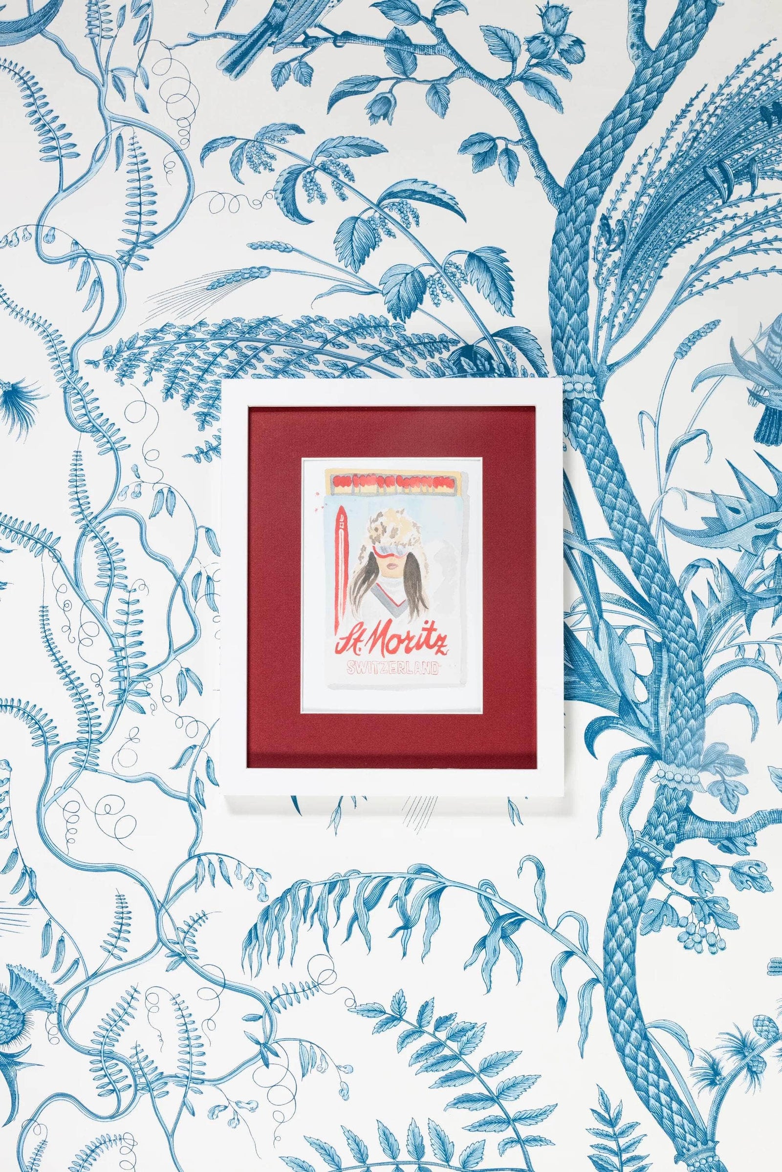 St. Moritz Matchbook Wall Art Print