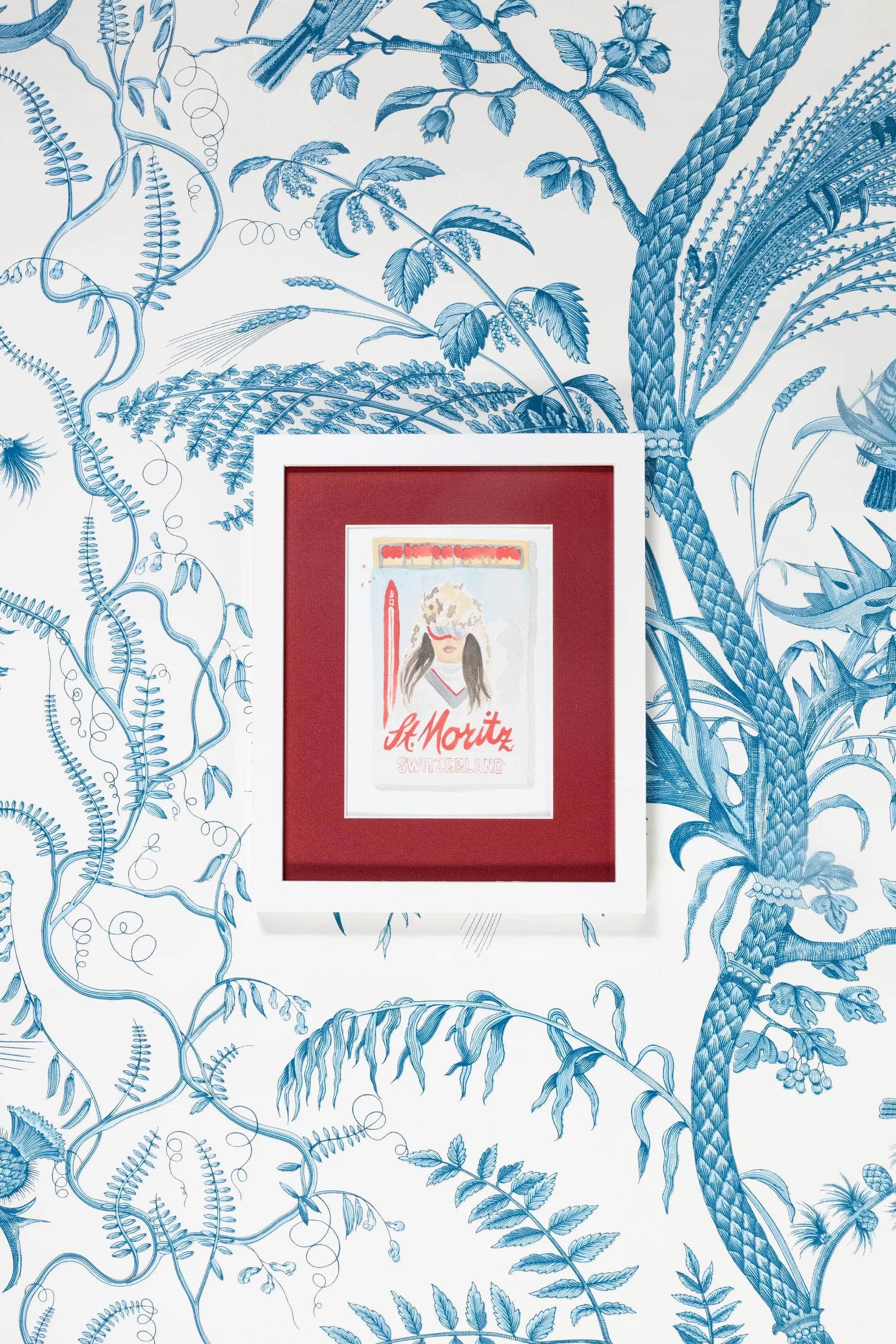St. Moritz Matchbook Wall Art Print