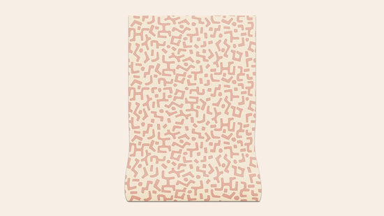 Raphia Wallpaper, Clay, Roll