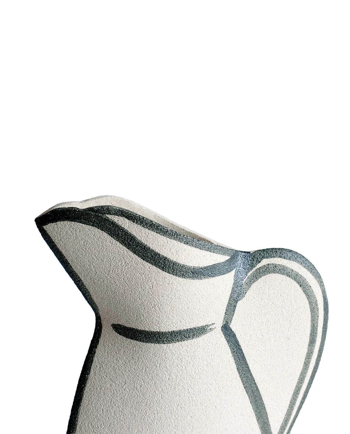 Ceramic Vase ‘Morandi Pitcher - Black’