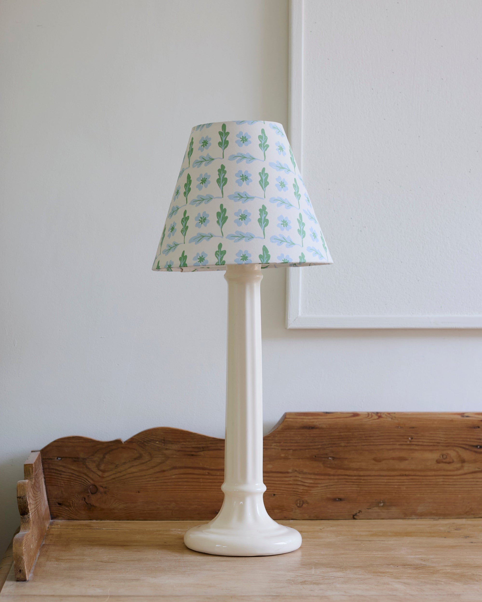 Oxalis Oak Paper Lampshade - Peppermint