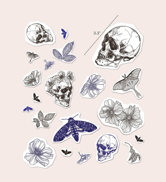 Gothic Tattoo Ceramic Sticker Set