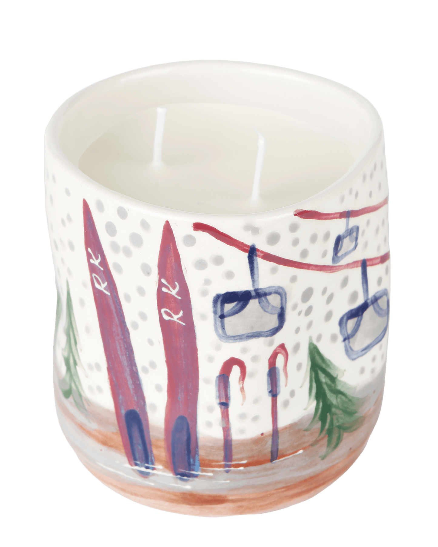 Skis Candle