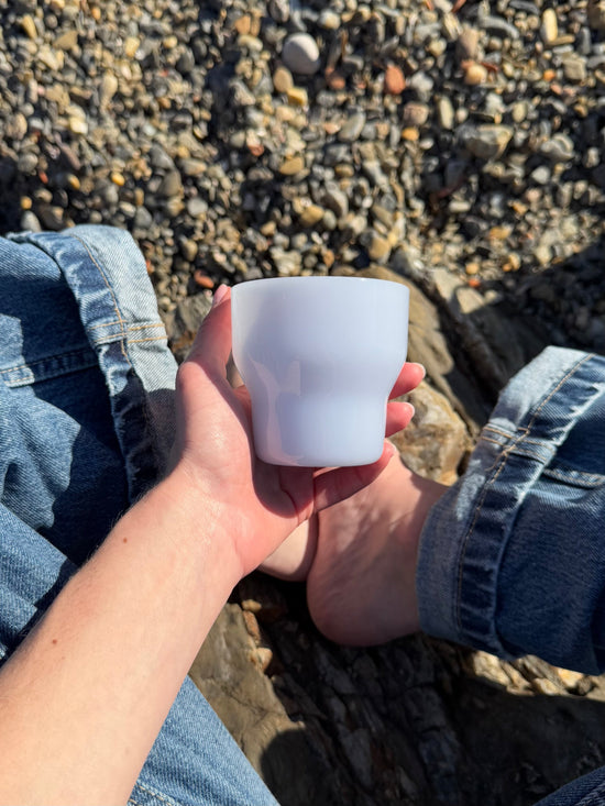 Brisita Glass Cup - Light Blue