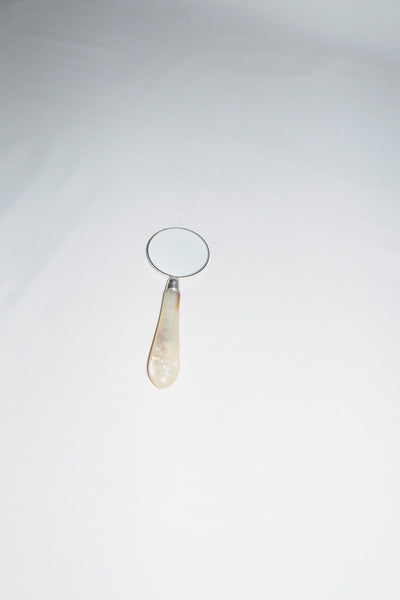 Silver and Mother of Pearl Magnifying Glass
